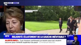 "Il est indispensable qu'il y ait des gens de bonne volonté (…) qui se mettent autour de la table pour nous concocter un gouvernement", assure Corinne Lepage