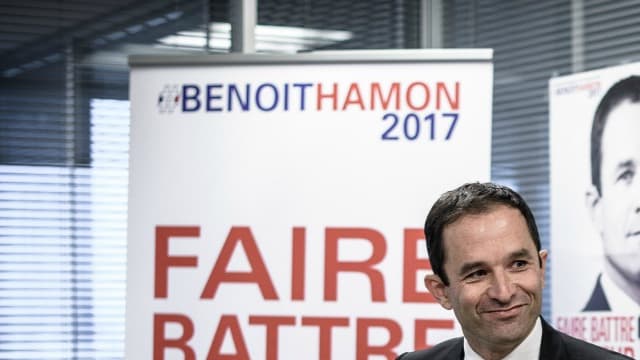 Benoît Hamon lors d'une conférence de presse à Paris le 7 novembre dernier.