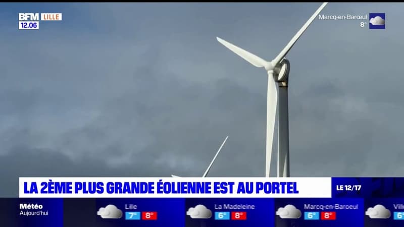Le Portel: la deuxième plus grande éolienne du monde en cours d'installation