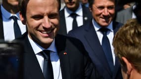 Emmanuel Macron et Christian Estrosi le 14 juillet 2017 à Nice.