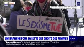 Strasbourg: une marche pour la lutte des droits des femmes