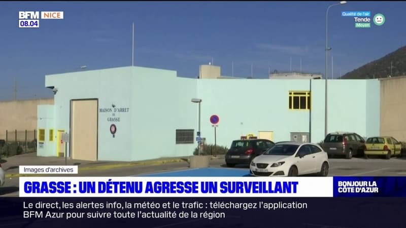 Grasse: un surveillant de la prison agressé par un détenu