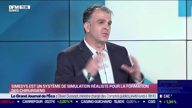 Cyril Breque (Simedys) : Simedys est un système de simulation réaliste pour la formation des chirurgiens - 09/04