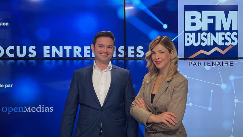 Thibaut de Villemandy, directeur fondateur de Tecin.fr sur le plateau de l'émission Focus Entreprises