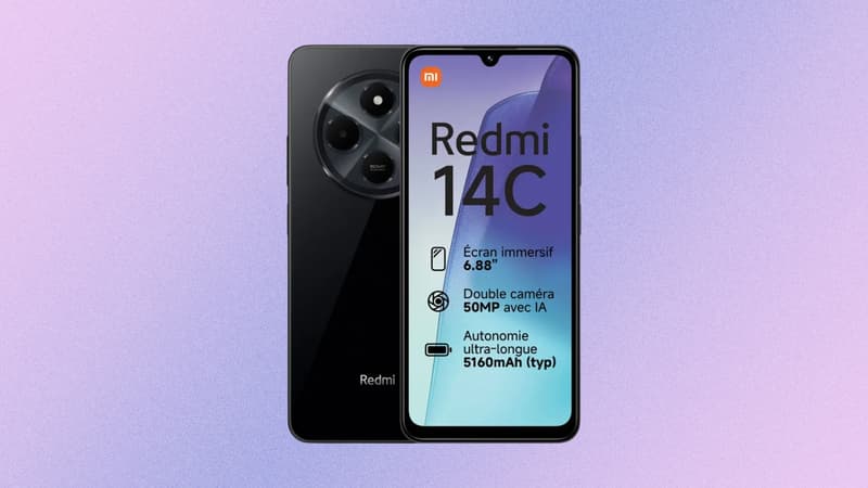 Avez-vous vu ce smartphone Redmi 14C vendu à moins de 90 euros ? C'est une offre rare 