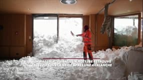 Cet hôtel s'est retrouvé enseveli par une avalanche