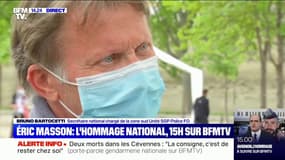 Éric Masson: la forte émotion des forces de l'ordre avant l'hommage national rendu au brigadier tué à Avignon