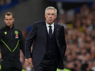 L'entraîneur du Real Madrid Carlo Ancelotti face au FC Barcelone le 26 octobre 2024