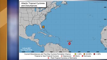 La tempête tropicale Dorian