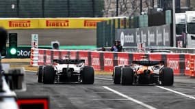 Formule 1 - GP du Japon - Max Verstappen et Lando Norris, le 6 avril 2025