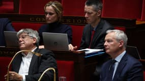 Éric Coquerel et Bruno Le Maire à l'Assemblée nationale le 29 avril 2024 