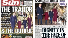 Les quotidiens britanniques évoquent ce matin la série "Harry et Meghan"