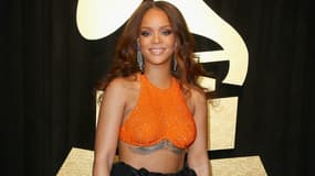 Rihanna aux Grammy Awards à Los Angeles en 2017