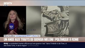 À Rome, un visage d'ange sur une fresque d'une basilique ressemblant à Giorgia Meloni fait polémique 