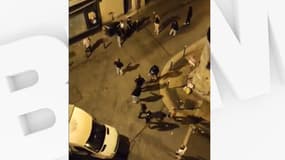 Les images de l'agression survenue dans une rue bordelaise dans la nuit de vendredi à samedi, filmée par des voisins témoins de la scène.
