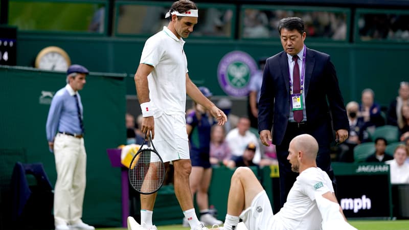 Wimbledon: le crève-cœur de Mannarino, qui a mené puis abandonné face à Federer