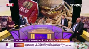 On n'a pas osé vous en parler - Ils servent des burgers à leur dîner de mariage 