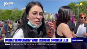 Un rassemblement anti extrême droite à Lille