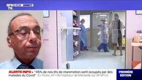 Dominique Rossi (AP-HM):  "45% de nos lits de réanimation sont occupés par des malades du Covid-19"