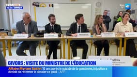 Givors : Visite du ministre de l'éducation