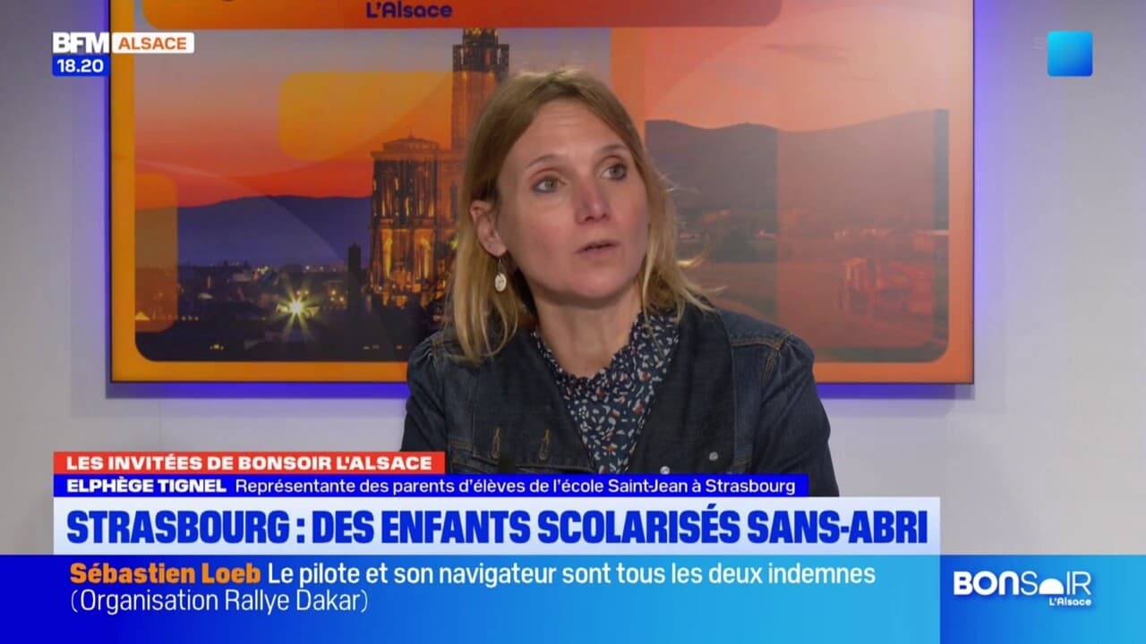 Strasbourg: des enfants scolarisés sans-abri à l'école Saint-Jean