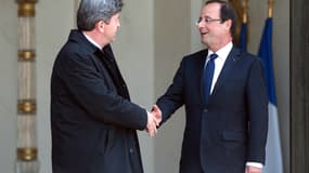 François Hollande avait reçu Jean-Luc Mélenchon à l'Élysée, le 5 juin 2012