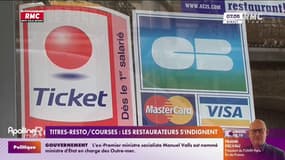 Titres restaurant/ Courses: les restaurateurs s'indignent 