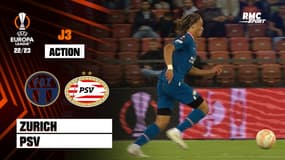 Zurich - PSV : Simons régale, l'incroyable but du Néérlandais