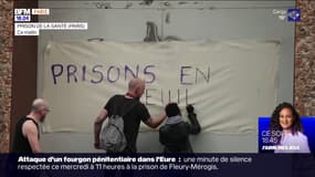 Île-de-France: une journée "prisons mortes" et une minute de silence en hommage aux agents pénitentiaires tués en Normandie