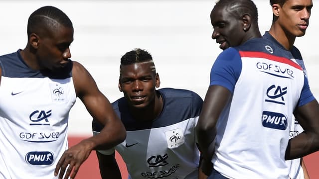 Blaise Matuidi, Paul Pogba, Mamadou Sakho et Raphaël Varane