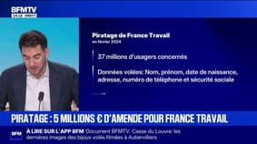 France Travail condamné à 5 millions d’euros d’amende par la Cnil après le vol des données de 37 millions d’utilisateurs