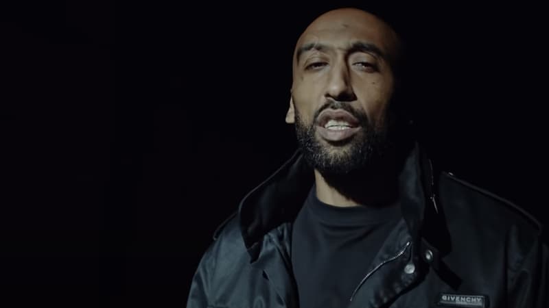Le rappeur Nessbeal dans le clip de "Le Dem" avec ZKR.