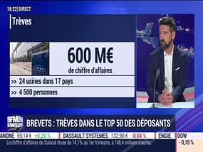 Brevets: Trèves dans le Top 50 des déposants - 11/04