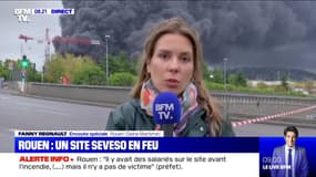 Rouen: un site Seveso en feu - 26/09