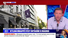 Kylian Mbappé s'est entraîné à Madrid - 15/10