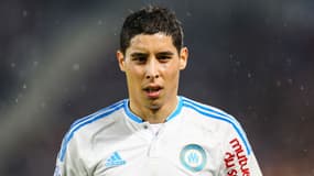 Abdelaziz Barrada en 2015 avec l'OM
