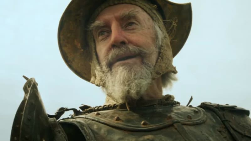 Jonathan Pryce dans le Don Quichotte de Terry Gilliam