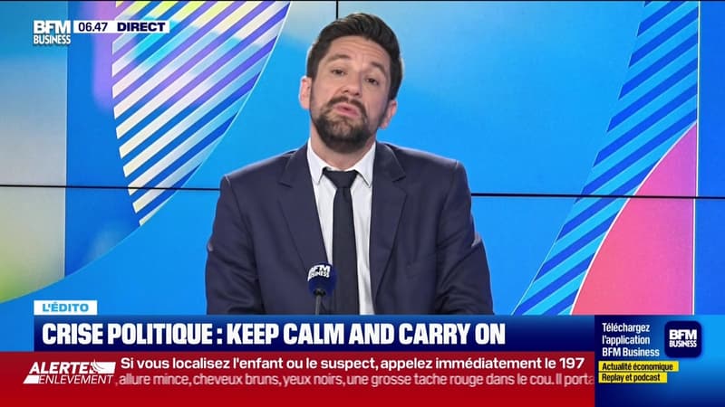 L'Edito de Raphaël Legendre : Crise politique, keep calm and carry on - 08/10