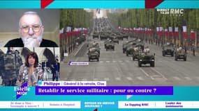Philippe, Général à la retraite et auditeur RMC : "Si on veut le retour du service militaire, c’est faire faire par l’armée ce que l’Éducation nationale et les familles ont loupé !"