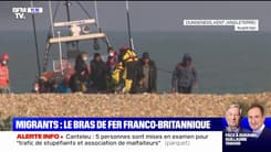 Migrants: l'image d'un bébé secouru par les garde-côtes, symbole du bras de fer franco-britanniques