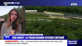 Gironde: Marie Chureau (Youth for Climate) s'exprime sur la mobilisation contre le projet de ligne à grande vitesse