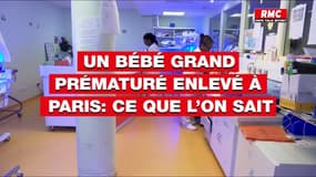 Un bébé grand prématuré enlevé à Paris