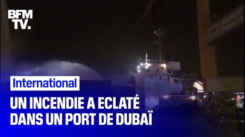 Un incendie éclate dans le principal port de Dubaï