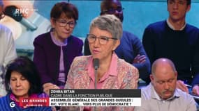 La proportionnelle, la reconnaissance du vote blanc, le vote obligatoire... "C'est indispensable et incontournable !" pour @ZohraBitan #LesGGfontleurGranddébat #GGRMC 
