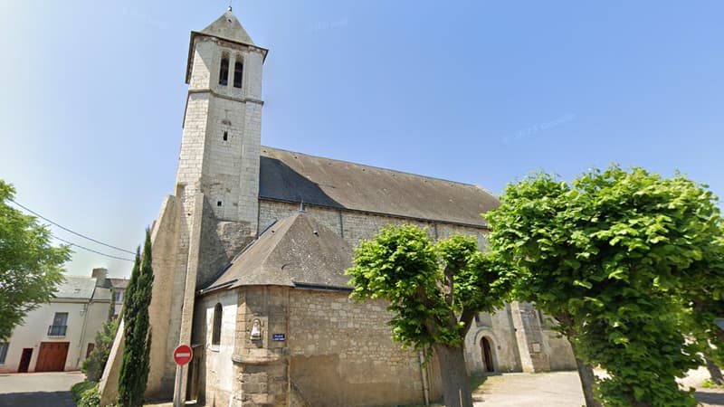 L'église Saint-Georges, à Descartes, en Indre-et-Loire.