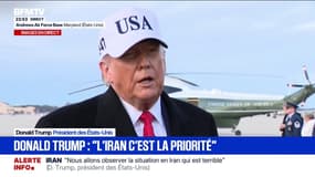 "Il y a de graves erreurs qui sont commises en Iran", déclare Donald Trump