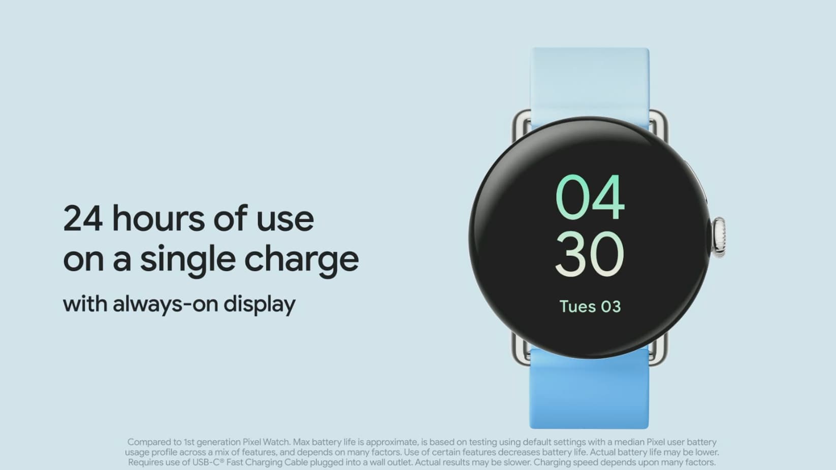 La nouvelle Pixel Watch de Google La nouvelle Pixel Watch de Google