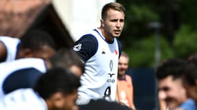 Anthony Jelonch avec le XV de France en août 2023