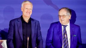 Didier Deschamps et Noël Le Graët à Paris le 7 janvier 2023