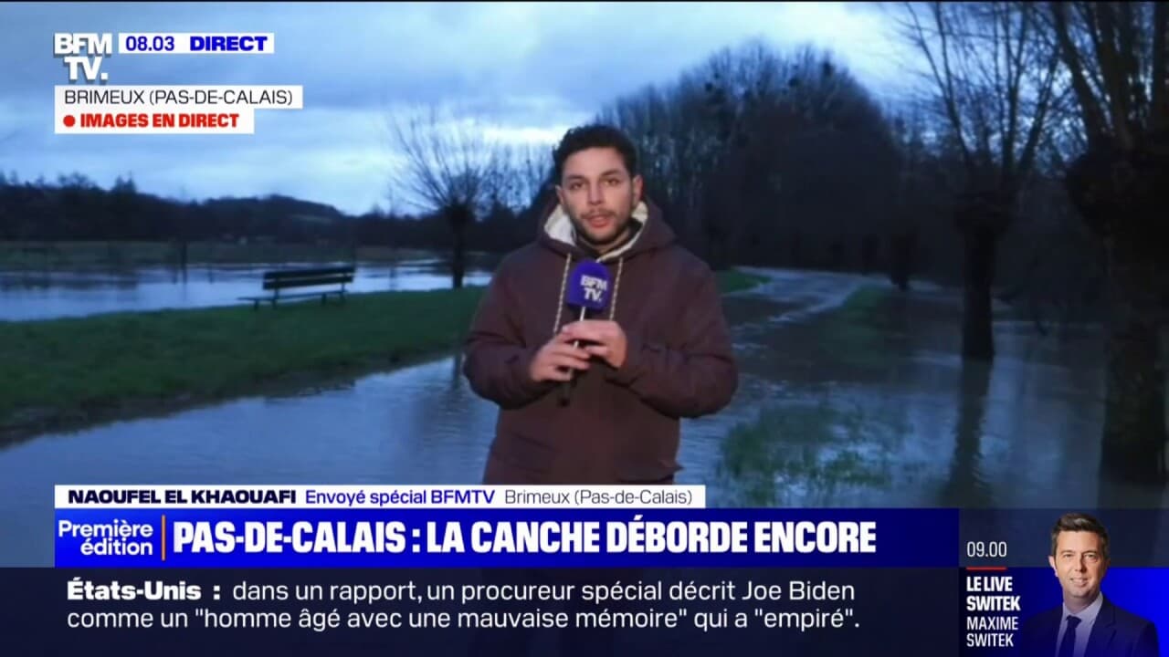 PasdeCalais la Canche une nouvelle fois en crue